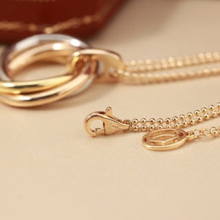 Cartier Cercle Harmonie Interlocking Pendant Necklace