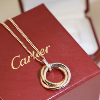 Cartier Cercle Harmonie Interlocking Pendant Necklace