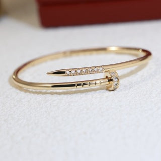 Cartier Clou Lumière Pavé Open Bangle