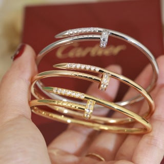 Cartier Clou Lumière Pavé Open Bangle