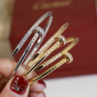 Cartier Clou Lumière Pavé Open Bangle