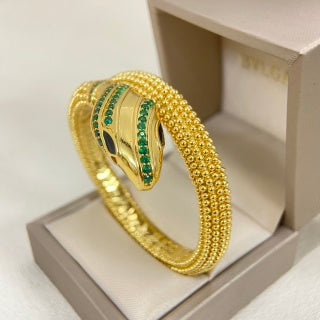 Bvlgari Pink Gem Serpent Bracelet – Elegant Luxury Jewelry