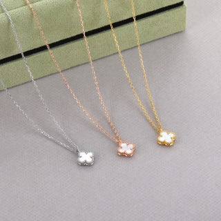 Van Cleef & Arpels Pearl Clover Pendant Necklace