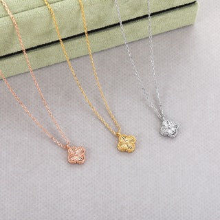 Van Cleef & Arpels Aurora Clover Pendant Necklace