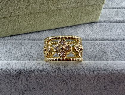 Van Cleef & Arpels Floral Mosaic Statement Ring