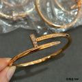 Cartier Clou Diamanté Sculptural Open Bracelet