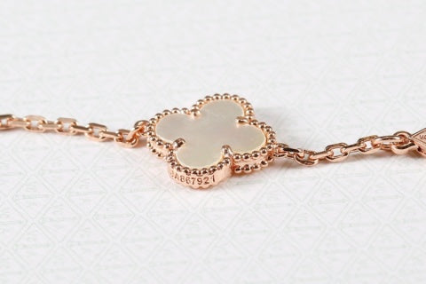 Van Cleef & Arpels Clover Symphony Chain Necklace