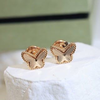 Van Cleef & Arpels Butterfly Whisper Stud Earrings