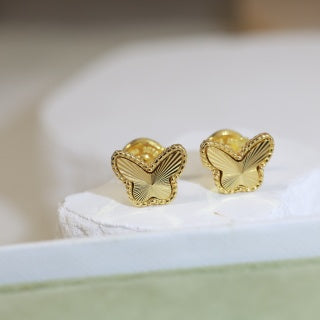 Van Cleef & Arpels Butterfly Whisper Stud Earrings