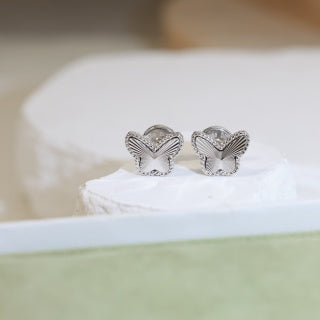 Van Cleef & Arpels Butterfly Whisper Stud Earrings