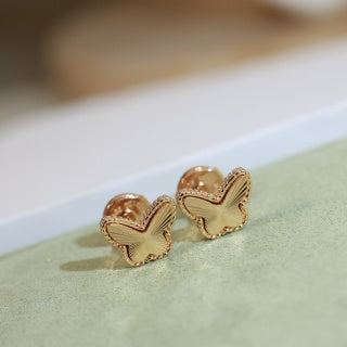 Van Cleef & Arpels Butterfly Whisper Stud Earrings