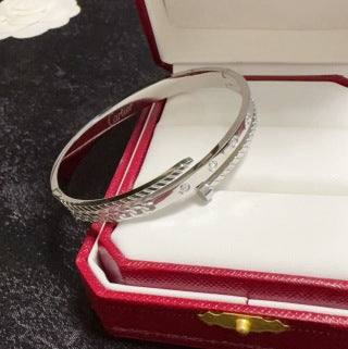 Cartier Love Astral Pavé Wide Bangle