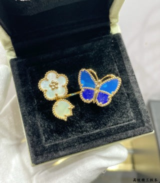 Van Cleef & Arpels Butterfly Blossom Duo Ring