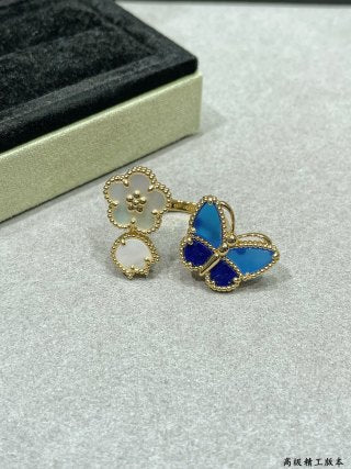 Van Cleef & Arpels Butterfly Blossom Duo Ring