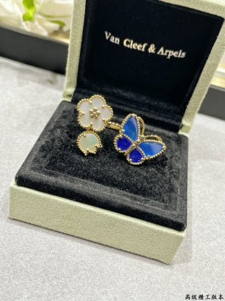 Van Cleef & Arpels Butterfly Blossom Duo Ring