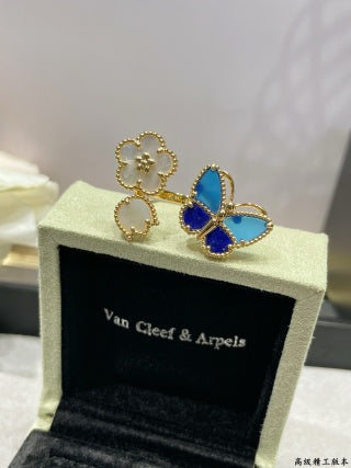 Van Cleef & Arpels Butterfly Blossom Duo Ring