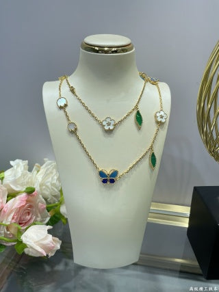 Van Cleef & Arpels Enchanted Garden Layered Necklace