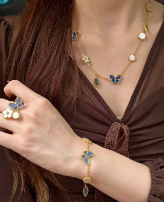 Van Cleef & Arpels Enchanted Garden Layered Necklace
