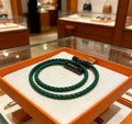 Hermès Rivale Double Wrap Leather Bracelet