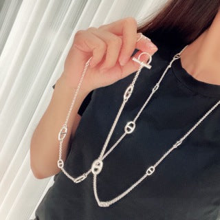 Hermès Long Chaine d’Ancre Lariat Necklace