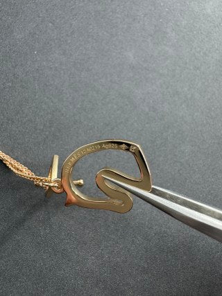 Hermès Equestrian Horse Emblem Layered Necklace