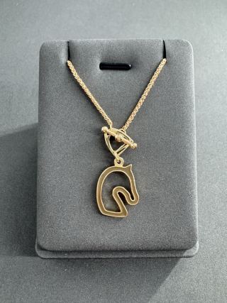 Hermès Equestrian Horse Emblem Layered Necklace