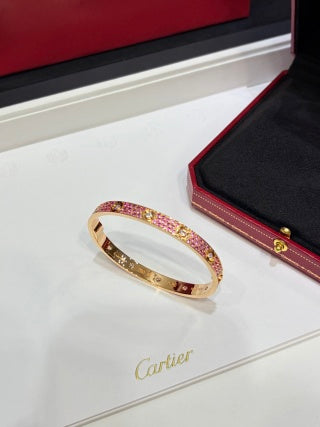 CARTIER Celestia Rainbow Pavé Bangle