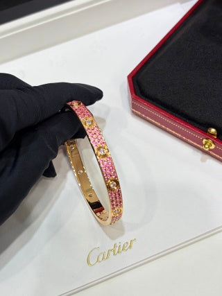CARTIER Celestia Rainbow Pavé Bangle