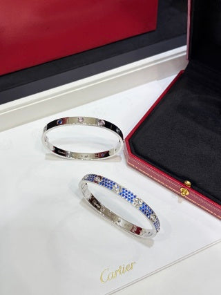 CARTIER Celestia Rainbow Pavé Bangle