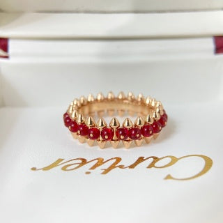 CARTIER Ravina Ruby Spike Ring