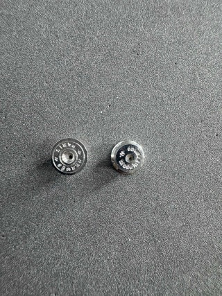 Hermès Minimalist Geometric Enamel Stud Earrings