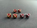 Hermès Crimson Enamel Accent Stud Earrings