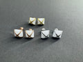 Hermès Diagonal Ribbon Stud Earrings