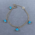 Bvlgari Blue Fan Charm Bracelet – Elegant Luxury Jewelry