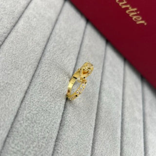 CARTIER Sylvara Panther Pavé Open Ring