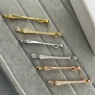 Hermès Élan Pavé Linear Drop Earrings