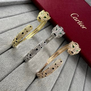 CARTIER Selvara Panther Embrace Bangle