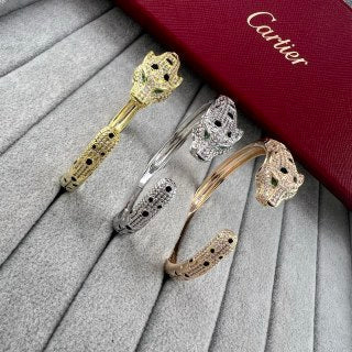 CARTIER Selvara Panther Embrace Bangle
