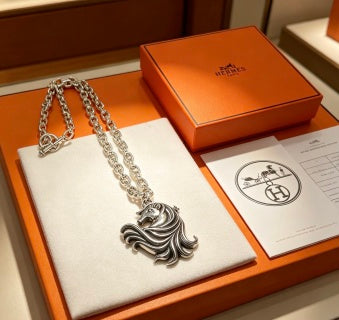 Hermès Équestre Stallion Pendant Necklace
