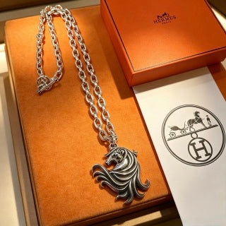 Hermès Équestre Stallion Pendant Necklace