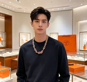 Hermès Chaine d’Ancre Link Statement Necklace