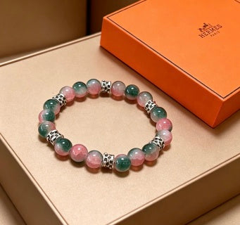 Hermès Aquarelle Gemstone Bead Bracelet