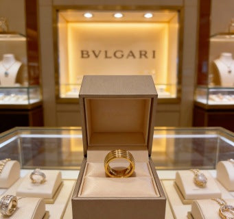 Bvlgari Gold Multi Band Ring – Elegant Luxury Jewelry