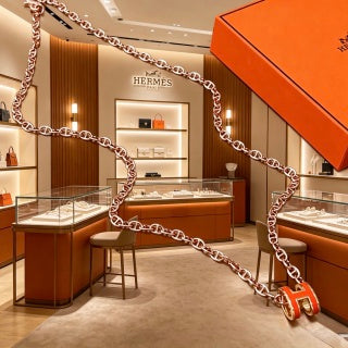 Hermès Pop H Enamel Pendant Necklace