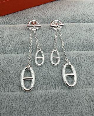 Hermès Cascade Chaine d’Ancre Drop Earrings