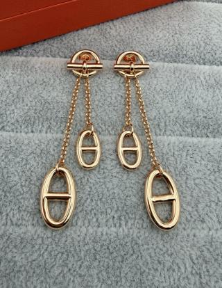Hermès Cascade Chaine d’Ancre Drop Earrings