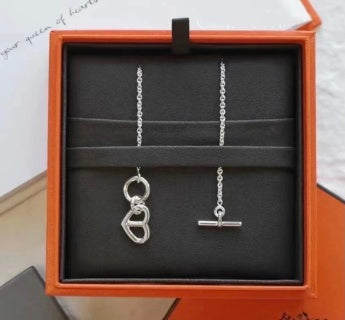Hermès Heart Toggle Pendant Necklace
