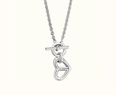 Hermès Heart Toggle Pendant Necklace