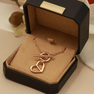Hermès Heart Toggle Pendant Necklace