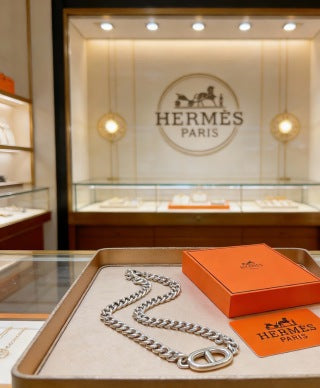 Hermès Bold Oval Link Chain Necklace